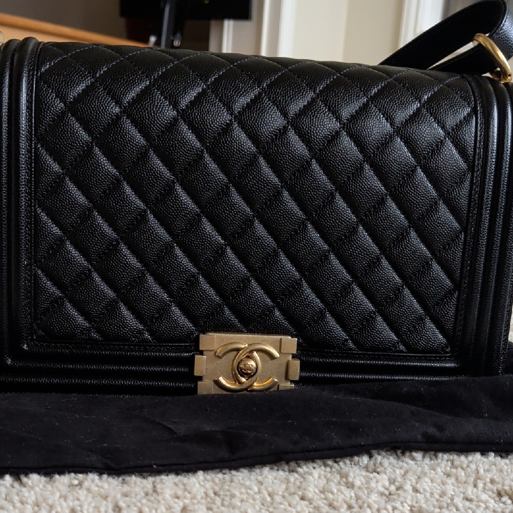 Large BOY CHANEL Handbag